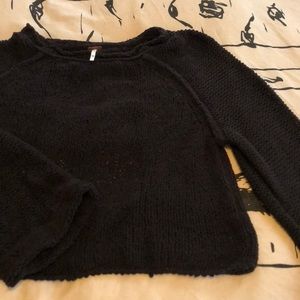 Women’s black free people sweater